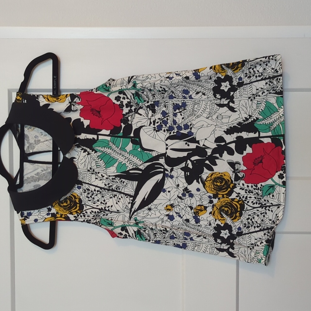 Modcloth sleeveless Peter Pan collar top